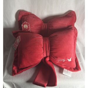 Lot Of‎ 2 Dolly Parton Christmas Red Bow Decorative Pillows NWT